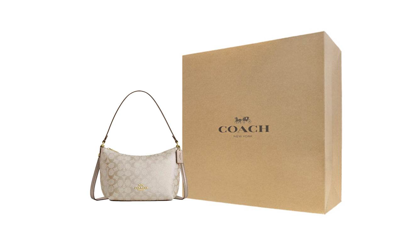 Сумка женская Coach Signature Zip Top 20 - Boxette Shop